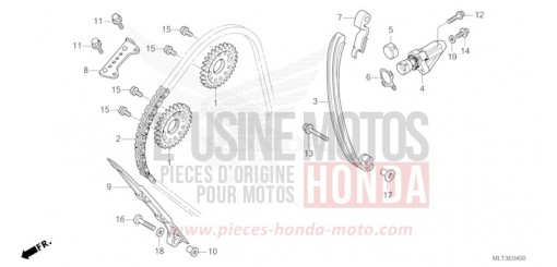 CHAINE A CAMES/TENDEUR CB1000GTT de 2026